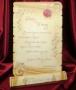invitatii de nunta tip papirus / manuscris - imagine 45371
